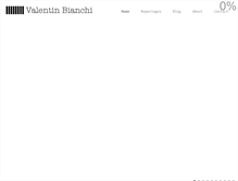 Tablet Screenshot of bianchivalentin.com